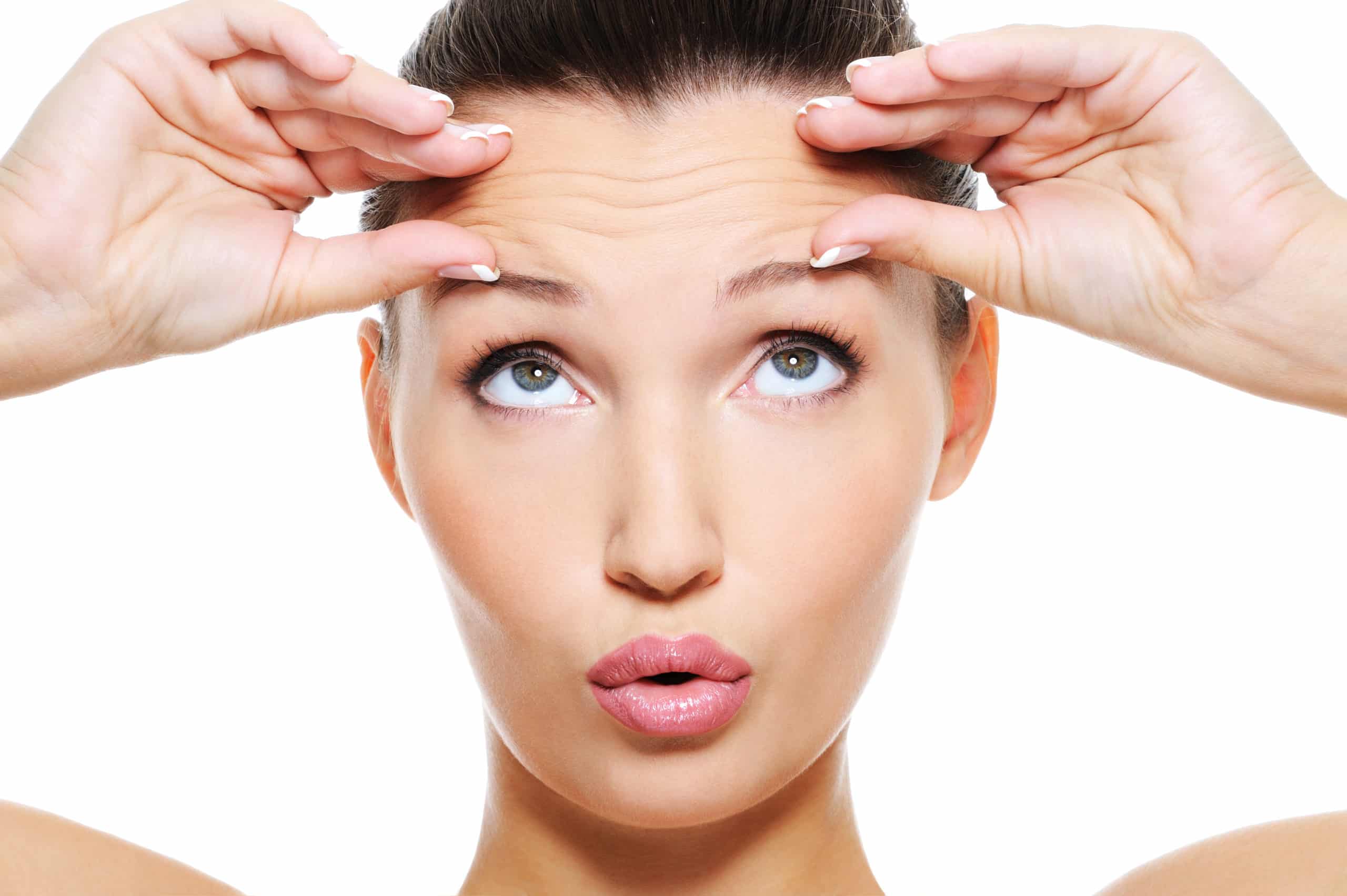 Female with wrinkles on her forehead | Skynn MD Medspa and Wellness