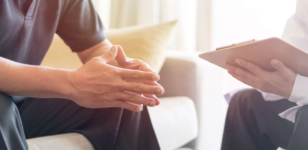 Man talking about Erectile Dysfunction Treatment | Skynn MD in Holly Springs, NC